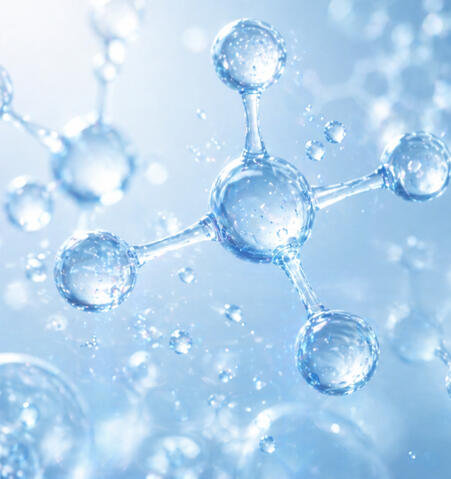 Ceramide molecules supporting skin barrier structure and improving moisture retention in biotech skincare visualization
